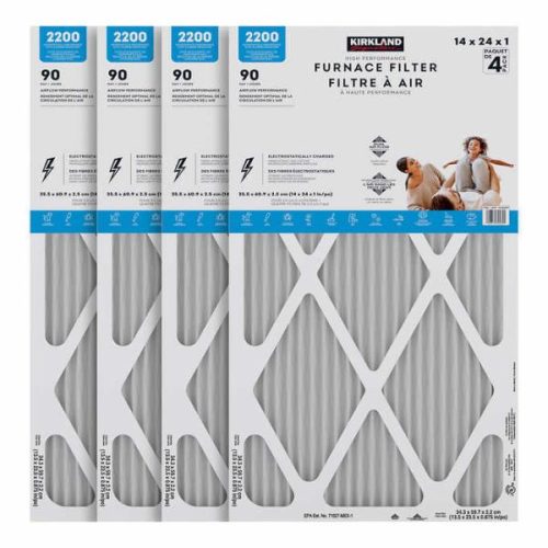 Kirkland Signature 2200 High Performance Furnace Filters, 4-Pack 1648343